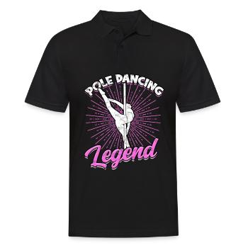 Pole Dance Gift Dancer Gift Idea Fitness - Polo Homme - noir - Devant - Kai (181cm)