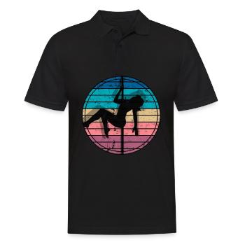 Pole Dance Gift Dancer Gift Idea Fitness - Polo Homme - noir - Devant - Kai (181cm)