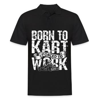 Kart conduite de kart pilotes de course Pilotes de course - Polo Homme - noir - Devant - Kai (181cm)