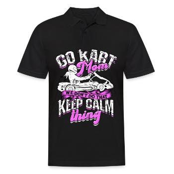 Kart conduite de kart pilotes de course Pilotes de course - Polo Homme - noir - Devant - Kai (181cm)