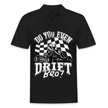 Kart conduite de kart pilotes de course Pilotes de course - Polo Homme - noir - Devant - Kai (181cm)