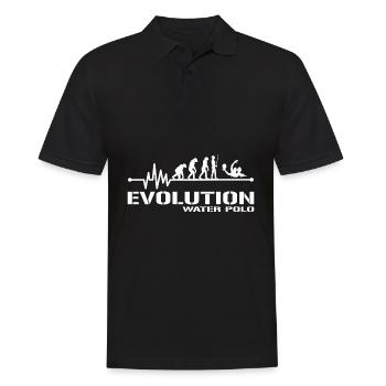 Water-polo Waterpolo Evolution pour hommes - Polo Homme - noir - Devant - Kai (181cm)