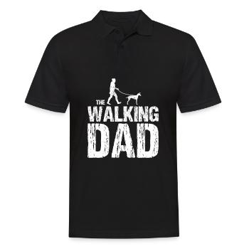 Podenco Canario The Walking Papa sort pour Herchen - Polo Homme - noir - Devant - Kai (181cm)