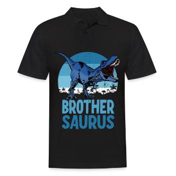 Famille de dinosaures Brother Saurus Brothersaurus - Polo Homme - noir - Devant - Kai (181cm)