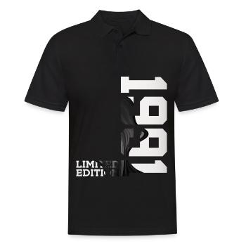 ÉDITION LIMITÉE 35E ANNIVERSAIRE 1991 - Polo Homme - noir - Devant - Kai (181cm)