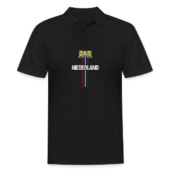 Pays-Bas Pays-Bas - Polo Homme - noir - Devant - Kai (181cm)