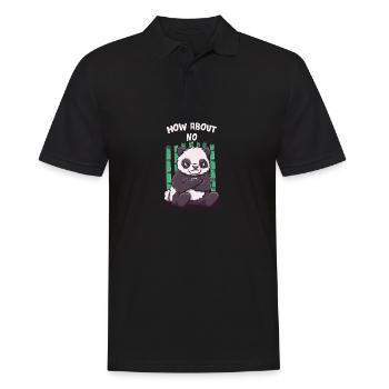 How about not having a funny sarcastic humo - Men's Polo Shirt - black - Front - Kai (181cm)