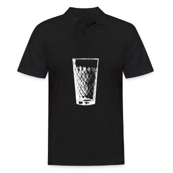 Äppelwoi Hessisch Apfelwein Geschenk Hessen Babbel - Männer Poloshirt - Schwarz - Vorne - Kai (181cm)