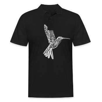 humming-bird - Men's Polo Shirt - black - Front - Kai (181cm)