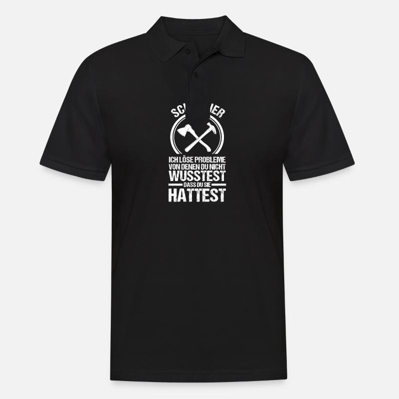 Carpenter, Carpenter, Carpenter - Men's Polo Shirt - black