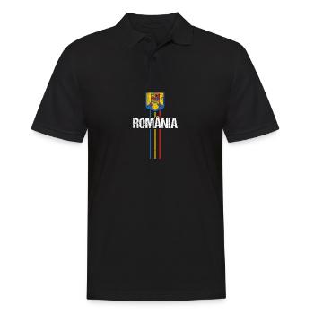 Roumains Roumanie - Polo Homme - noir - Devant - Kai (181cm)