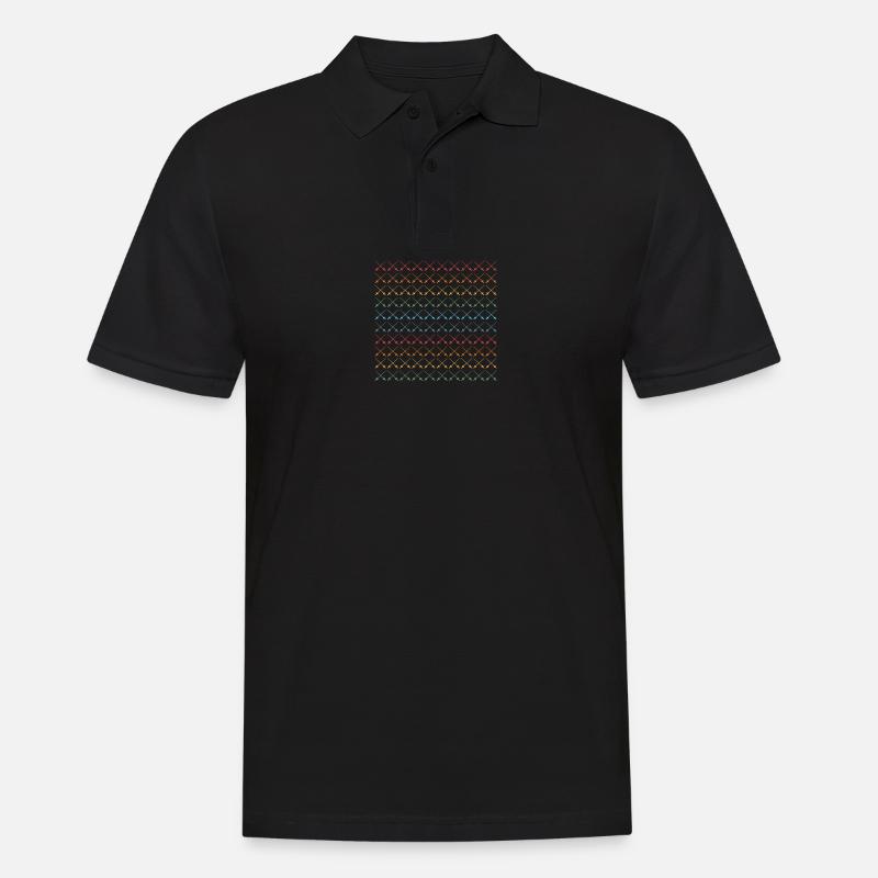 Fechter Fechten - Männer Poloshirt - Schwarz