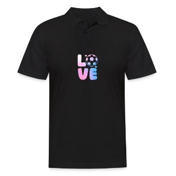 Joueur de football Football - Polo Homme - noir - Devant - Kai (181cm)