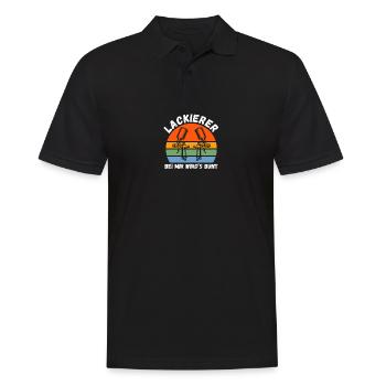 Car Painter Vehicle Painter Painter - Men's Polo Shirt - black - Front - Kai (181cm)