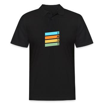 Joueur de baseball Baseball - Polo Homme - noir - Devant - Kai (181cm)
