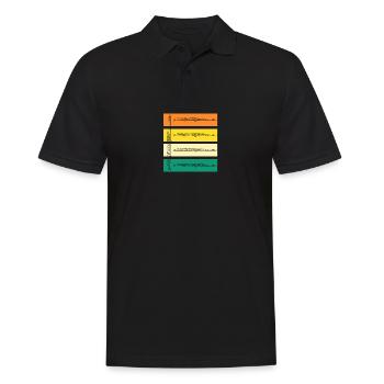 Joueur de flûte - Polo Homme - noir - Devant - Kai (181cm)