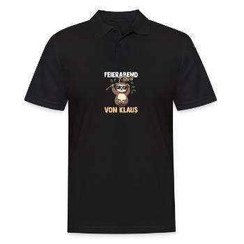 Klaus paresseux - Polo Homme - noir - Devant - Kai (181cm)