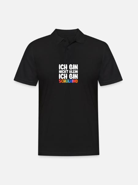 Kita Abgänger Einschulung Schulkind - Männer Poloshirt - Schwarz