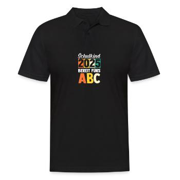Kita Farewell First Grade School Enrollment 2025 - Men's Polo Shirt - black - Front - Kai (181cm)