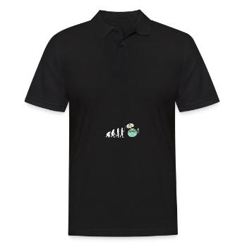 Go Planet It's Your Earth Day Rainbow - Männer Poloshirt - Schwarz - Vorne - Kai (181cm)