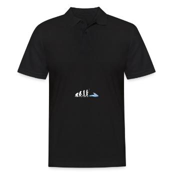 No Fins No Future Safe Sharks - Männer Poloshirt - Schwarz - Vorne - Kai (181cm)