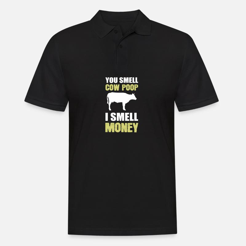 Riechkuhkot Metzger Geschenk - Männer Poloshirt - Schwarz