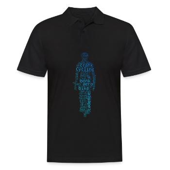 Vélo Cyclisme Femmes Vélo Cyclistes - Polo Homme - noir - Devant - Kai (181cm)