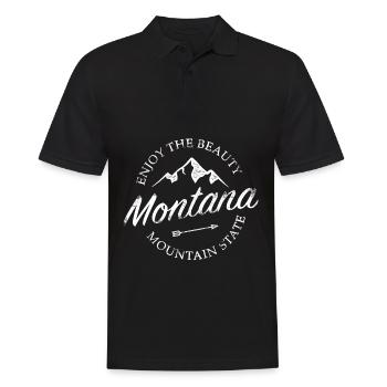 Montana - Polo Homme - noir - Devant - Kai (181cm)