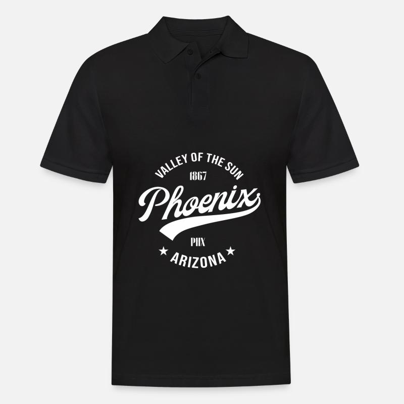 Phoenix Arizona - Männer Poloshirt - Schwarz