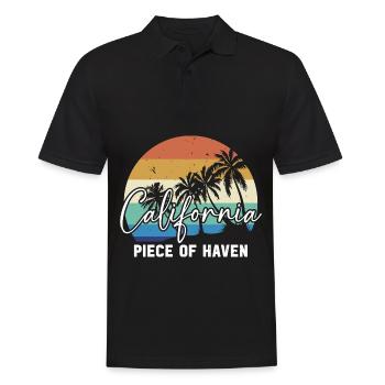 California Piece Of Haven État américain d’Amérique kalifo - Polo Homme - noir - Devant - Kai (181cm)