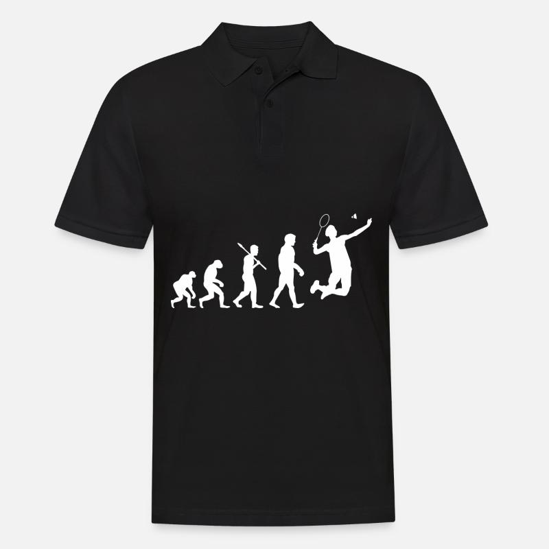 Badminton Opa Evolution - Männer Poloshirt - Schwarz
