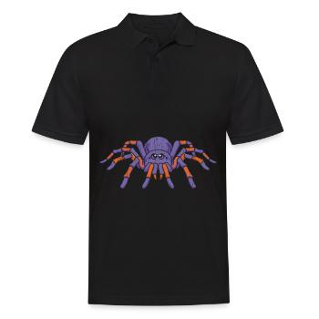 Spider Lover Spider Whisperer Arachnid Tarantula ( - Men's Polo Shirt - black - Front - Kai (181cm)