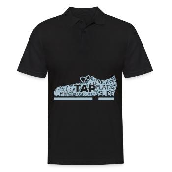 Tap Dance Tap Dance Jazz Dancer Tap Dance - Men's Polo Shirt - black - Front - Kai (181cm)