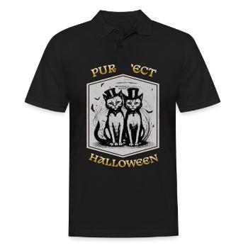 Perfect halloween - Men's Polo Shirt - black - Front - Kai (181cm)