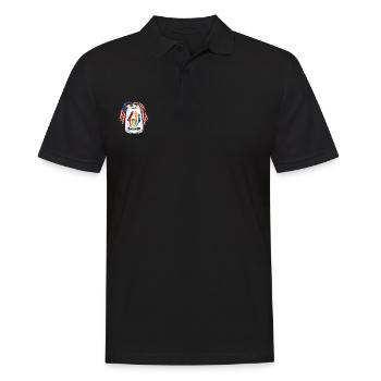 L’économie est un piège - Polo Homme - noir - Devant - Kai (181cm)