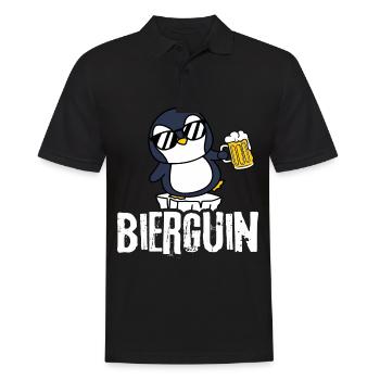 Bierguin Penguin Biertrinken Trinken Hopfen Saufen - Polo Homme - noir - Devant - Kai (181cm)