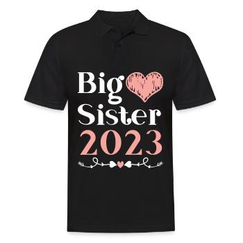 Big Sister 2023 Big Sister 23 - Men's Polo Shirt - black - Front - Kai (181cm)