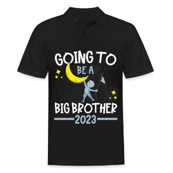 I'm going to be Big Brother 2023 Big Bro 23 - Men's Polo Shirt - black - Front - Kai (181cm)