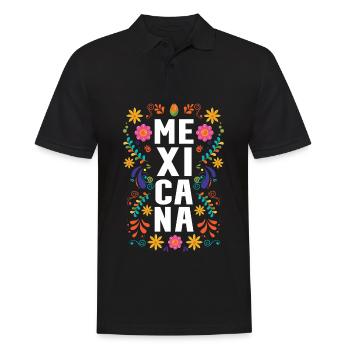 Mexicana Mexico - Männer Poloshirt - Schwarz - Vorne - Kai (181cm)