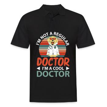 I'm not a normal doctor I'm a cool doctor - Men's Polo Shirt - black - Front - Kai (181cm)
