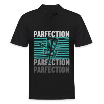 Parfection Disc Golf Frolf Lanceur récréatif - Polo Homme - noir - Devant - Kai (181cm)