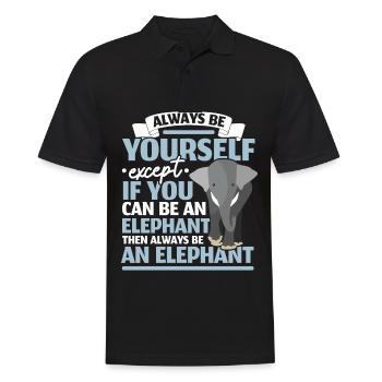 Soyez un animal animalier animalier animalier gardien de zoo - Polo Homme - noir - Devant - Kai (181cm)