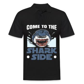 Venez à la page Shark Lovers Biologie marine - Polo Homme - noir - Devant - Kai (181cm)