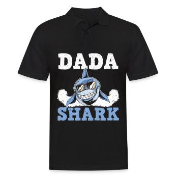 Dada Hai-Liebhaber Meeresbiologie Meer Vatertag - Männer Poloshirt - Schwarz - Vorne - Kai (181cm)