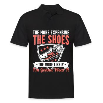 Shoe Collector Shoe Collector Sneaker Lover - Men's Polo Shirt - black - Front - Kai (181cm)