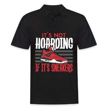 It's not hoarding if it's sneakers Schuhsam - Men's Polo Shirt - black - Front - Kai (181cm)