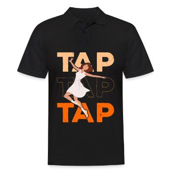 Claquettes Claquettes Danse Jazz Danse Claquettes - Polo Homme - noir - Devant - Kai (181cm)