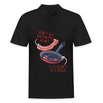 Amateurs de viande baconholique Mangeur de bacon Keto Keto Keto - Polo Homme - noir - Devant - Kai (181cm)