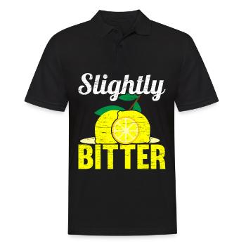 Slightly bitter Lemonade Stand Lemon Lover Fruit - Men's Polo Shirt - black - Front - Kai (181cm)