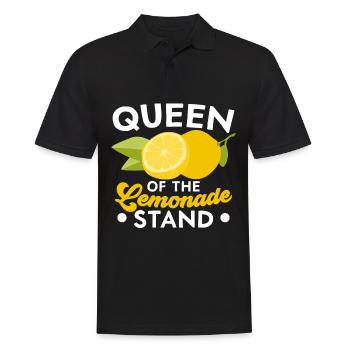 Reine de la boisson aux fruits citronnés - Polo Homme - noir - Devant - Kai (181cm)